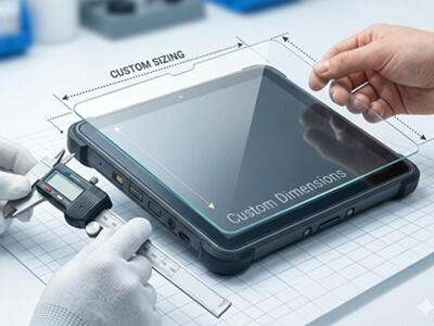 custom size of tablet screen protector