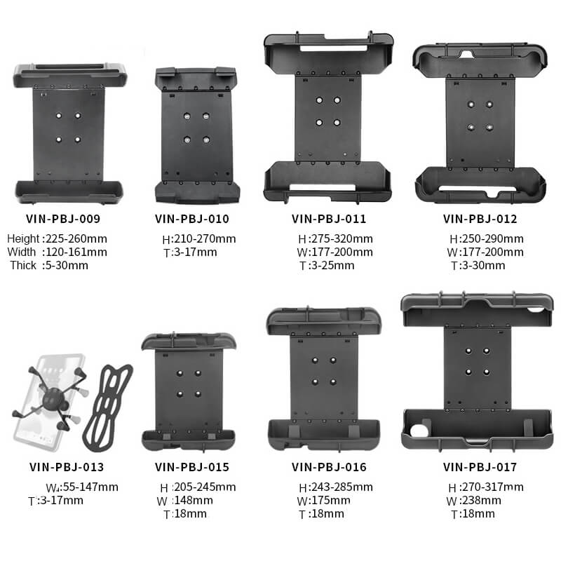 Suporte para tablet veicular de tamanhos diferentes (2 unidades)