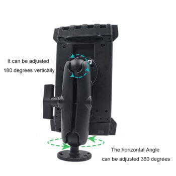 suporte para tablet veicular com design giratório