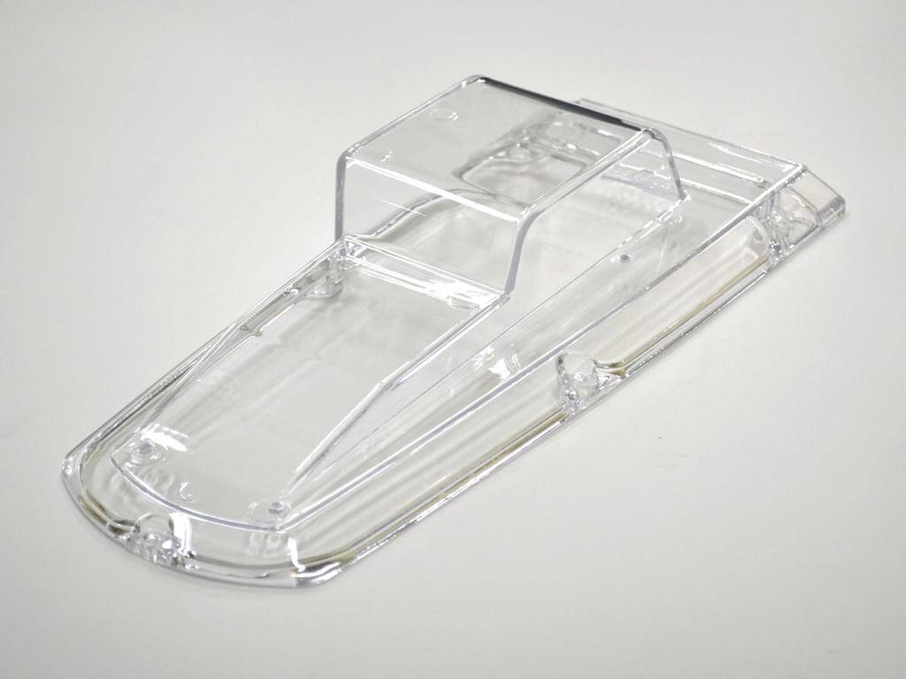 Rapid casting transparent PU resin prototypes for clear housings, indicator light covers, and optical display components.